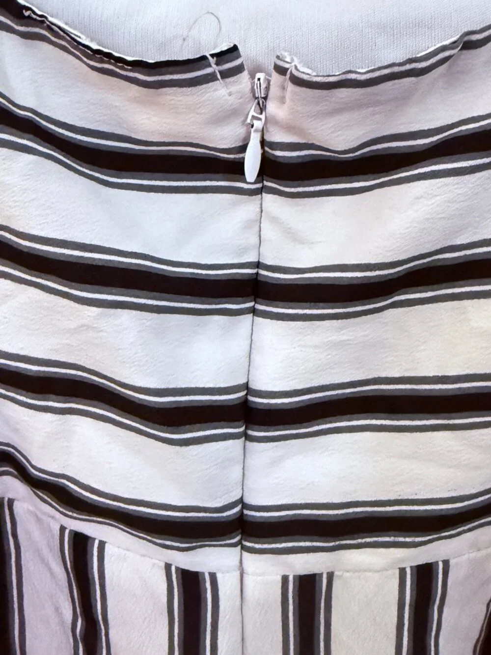 Women's Black & White Striped Jumpsuit Wide Leg Summer Romper Size 1X